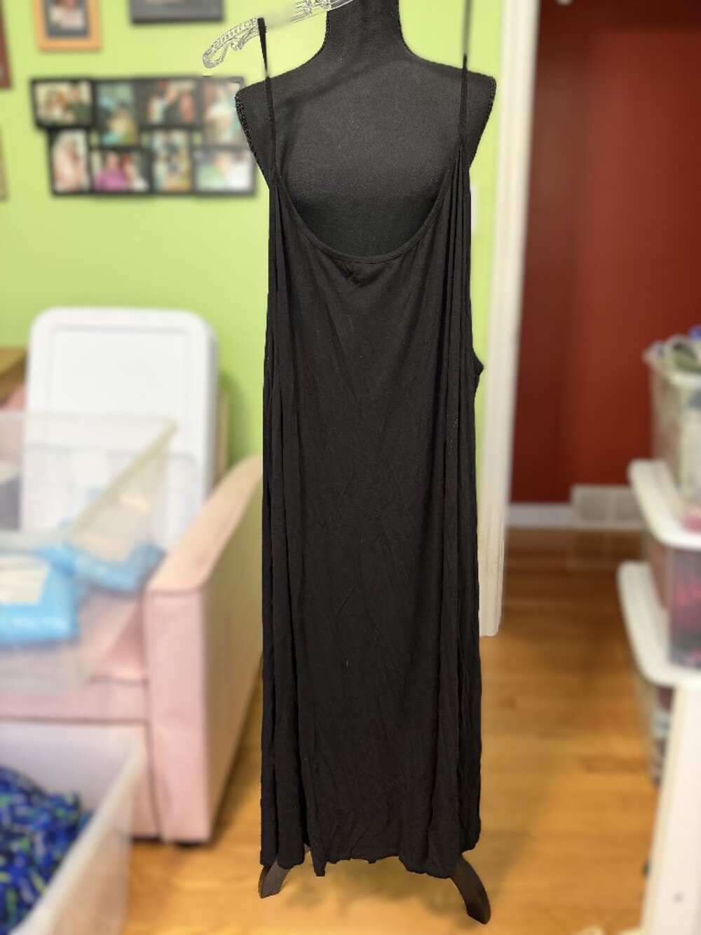 Ellos Stretch Jersey Knit A-Line Scoop Neck Tank Dress 2X (26/28)